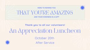 thank you to all our volunteers! (presentation)