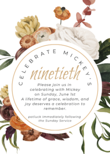 mickey's birthday celebration invitation